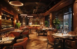 interior-restaurant-with-large-wooden-ceiling-large-window